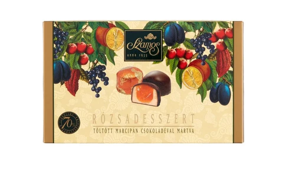 Rózsadesszert díszdoboz 140g (8db)