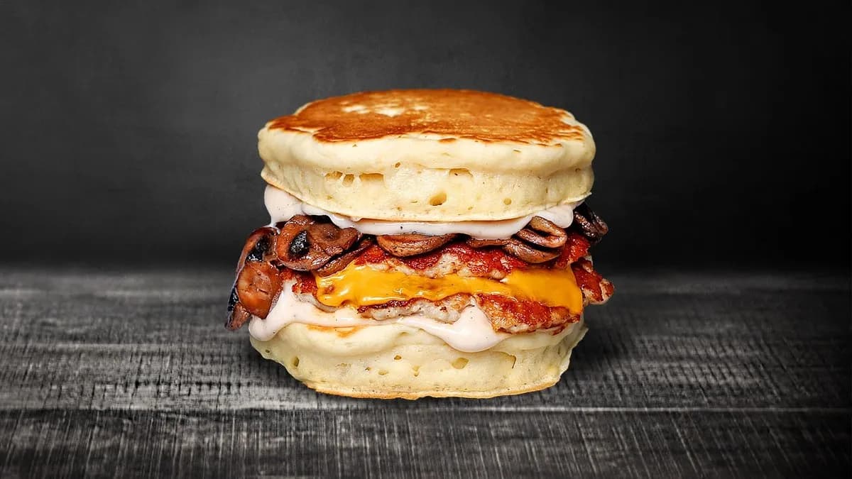 MUSHROOM Pancake Burger