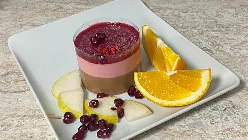 Erdeigyümölcs-csoki  paleolit monodesszert