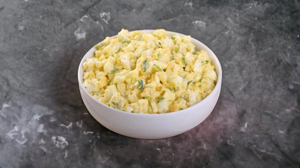 Majonézes tojássaláta