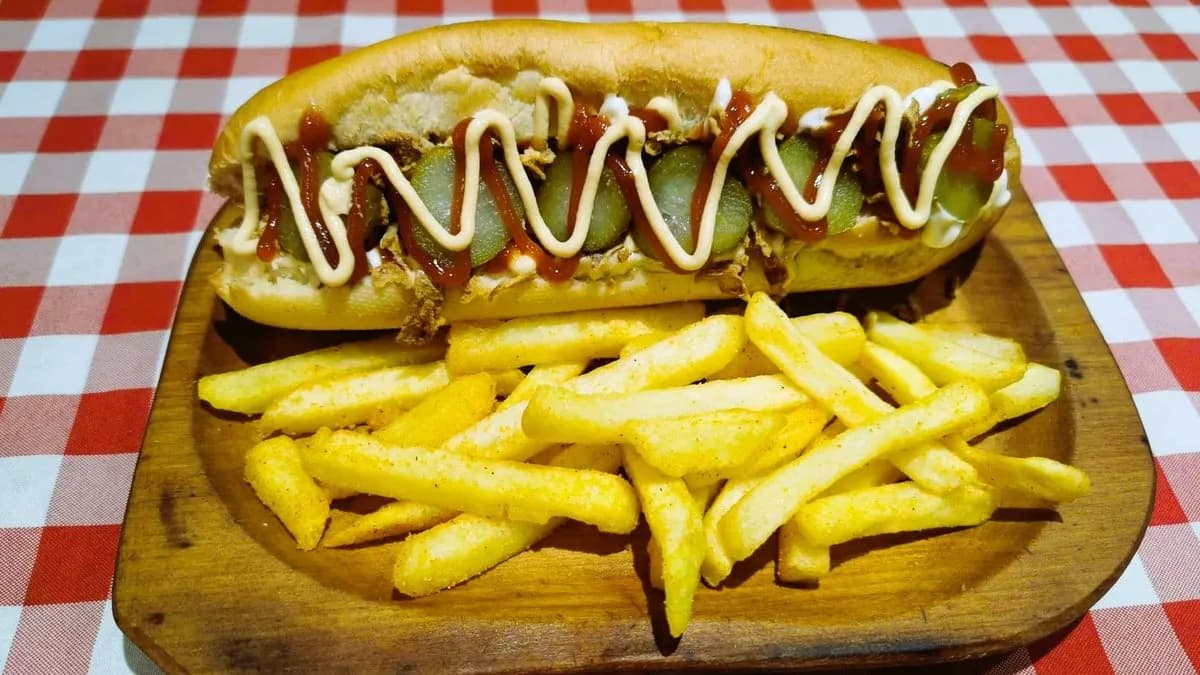 Amerikai,hasábbal/American Style with Fries