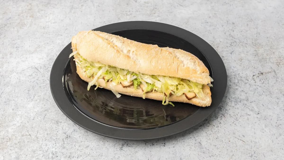 Caesar szendvics fehér bagettben