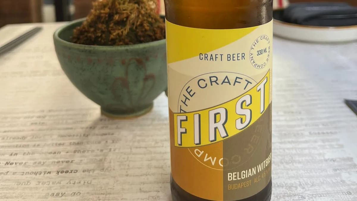 First belgian wheat beer 0.33l