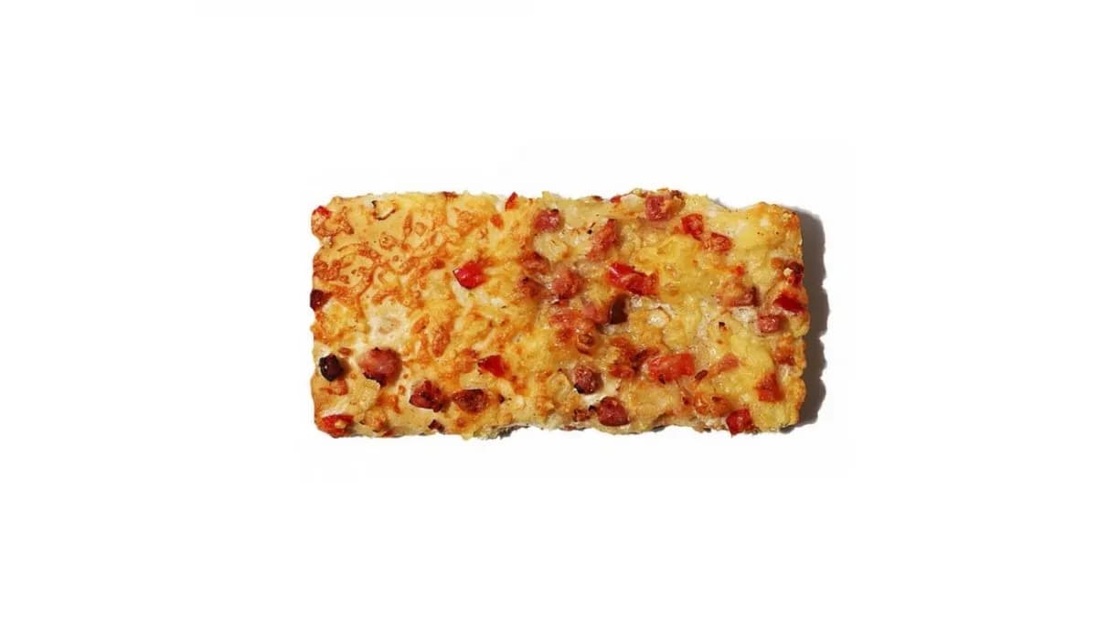 Baconös pizzaszelet