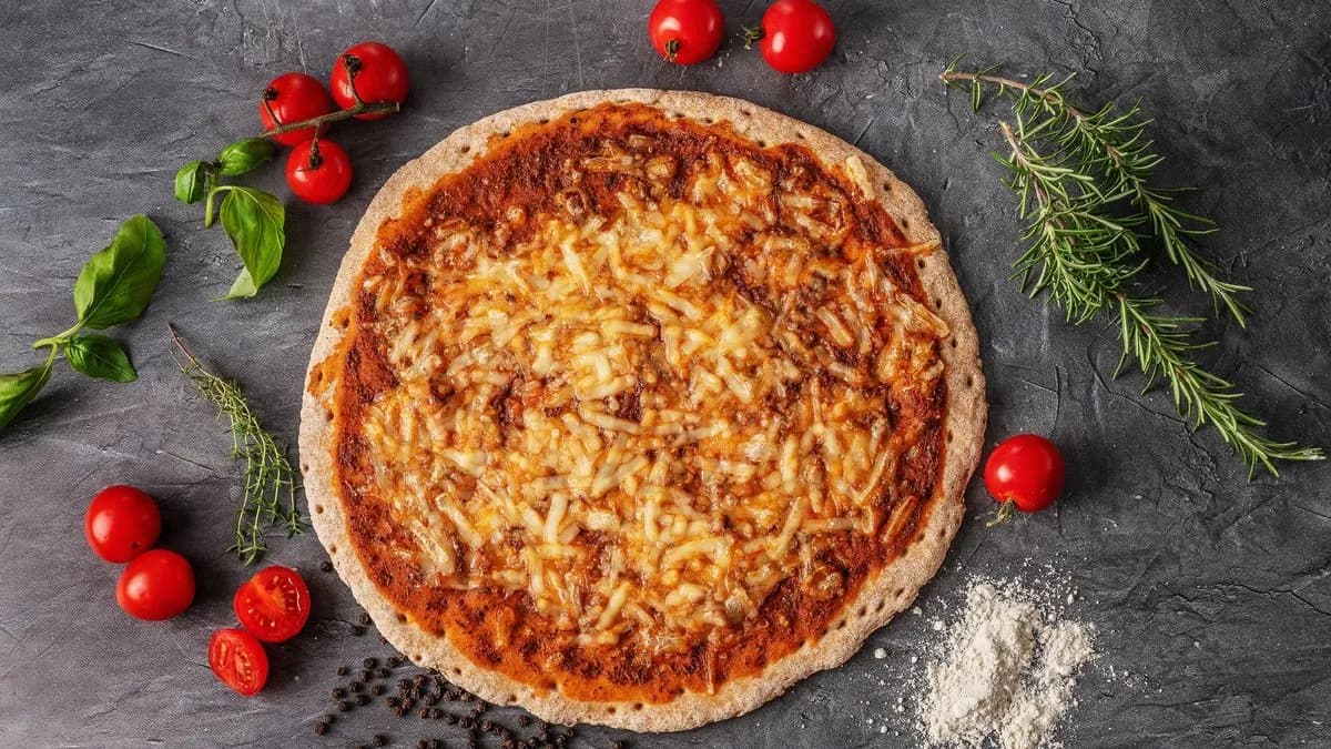 Margherita pizza - Vegán