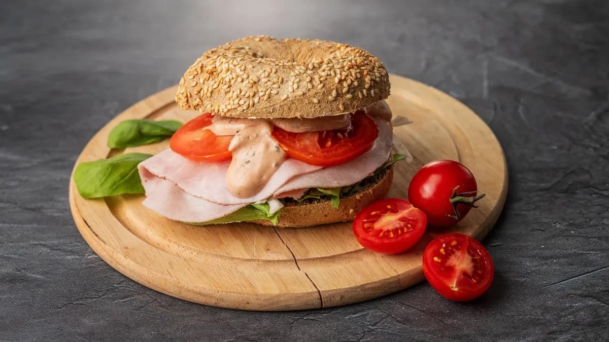 Sonkás bagel
