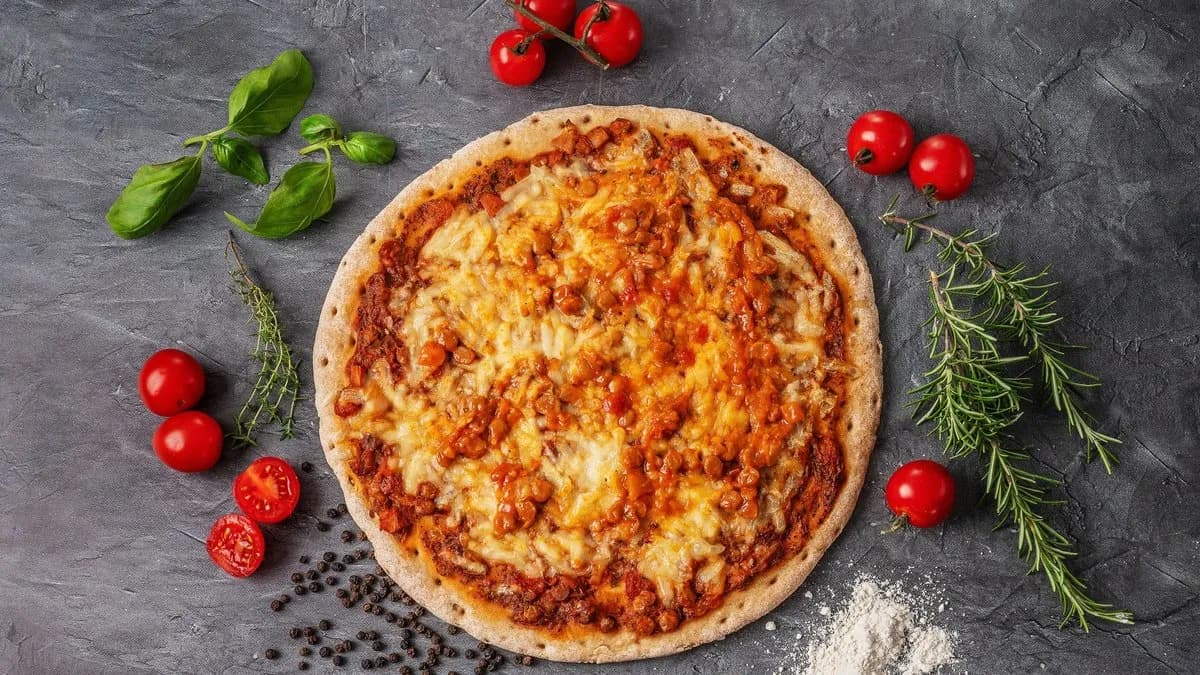Bolognais pizza - Vegán