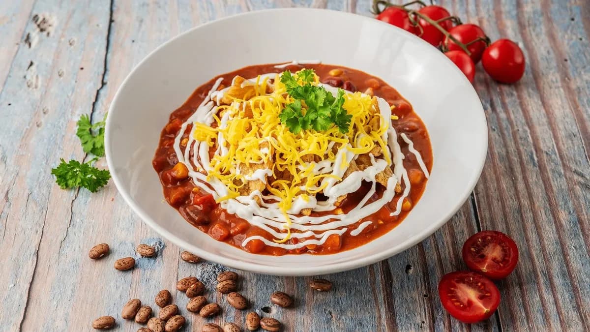 Chili con Chips - Vegán