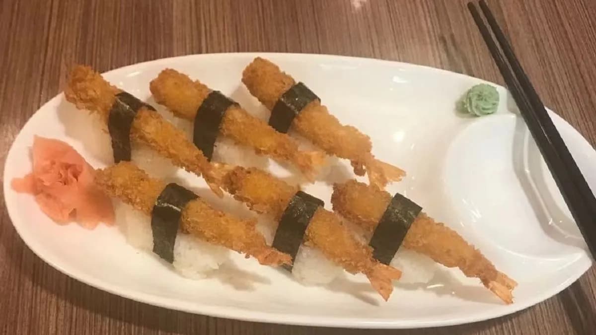 Sült Garnélarák nigiri - S10, 6db
