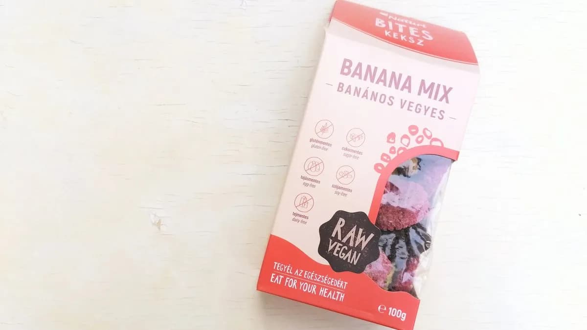 BANÁNOS VEGYES KEKSZ (90g)