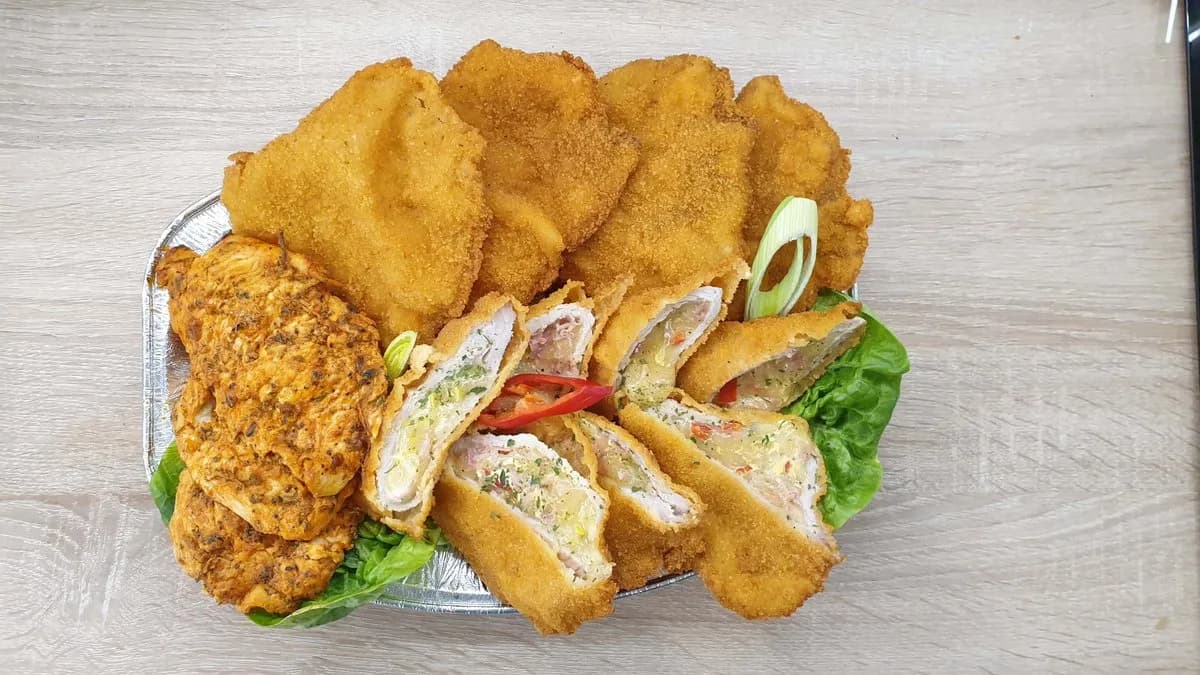 2 SZEMÉLYES CSIBE "BOX" petrezselymes burgonyával és párolt rizzsel