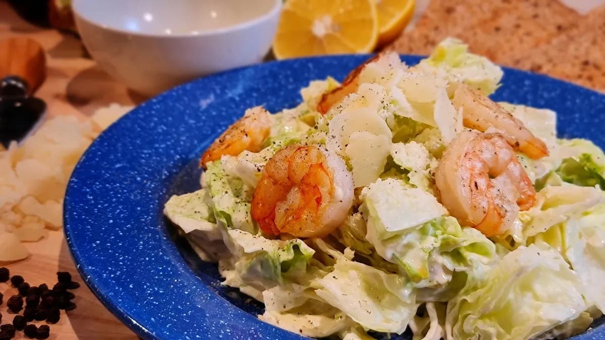 Rákos cézár saláta