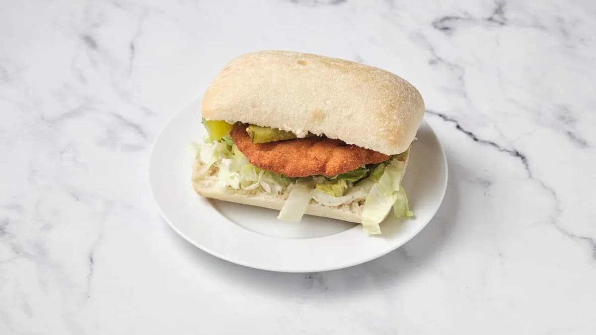 Rántott csirkés ciabatta