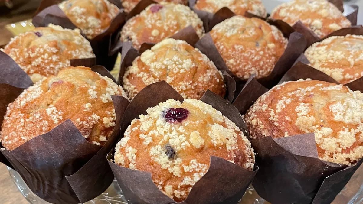 Kézműves Áfonyás Muffin