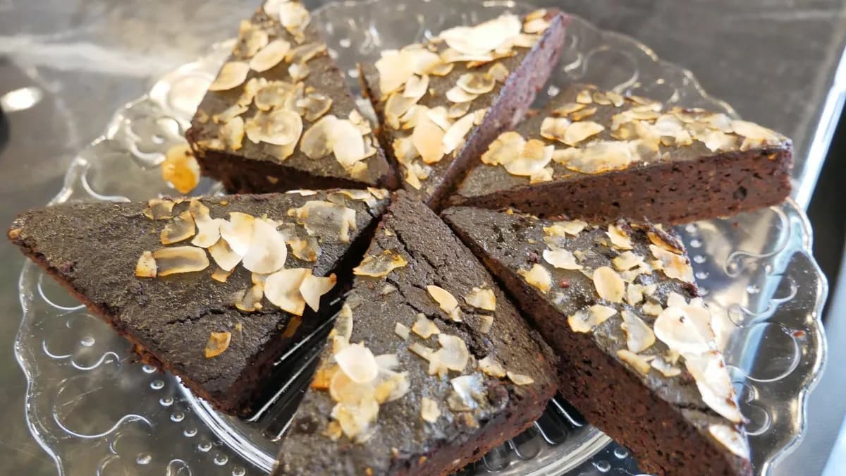 Paleo és Vegán Narancsos Brownie