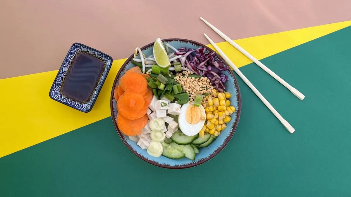 Veggie delight bowl (vegetáriánus)