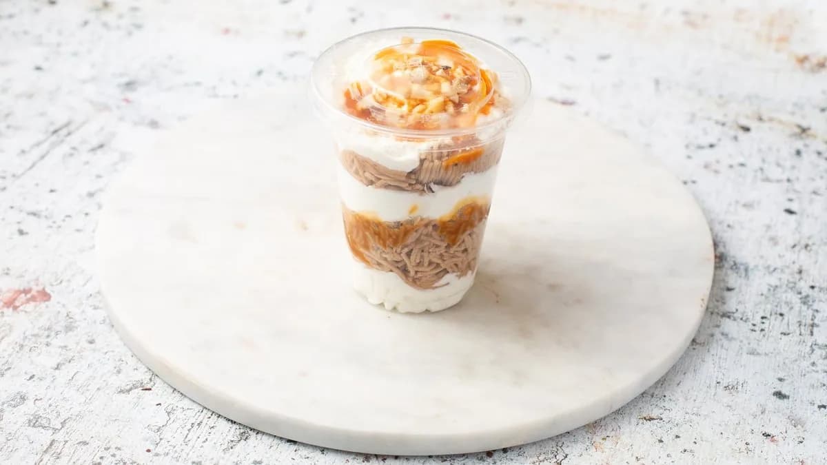 Sós karamellás gesztenyepüré kesudióval 1 adag