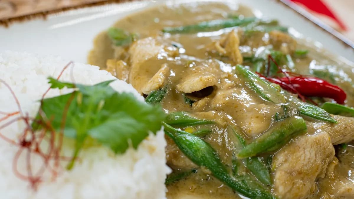 Zöld curry 🌶️🌶️🌶️🌶️🌶️