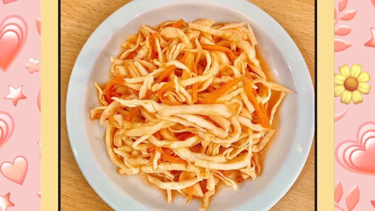 Csípős káposzta saláta