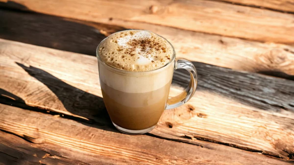 Dirty chai latte