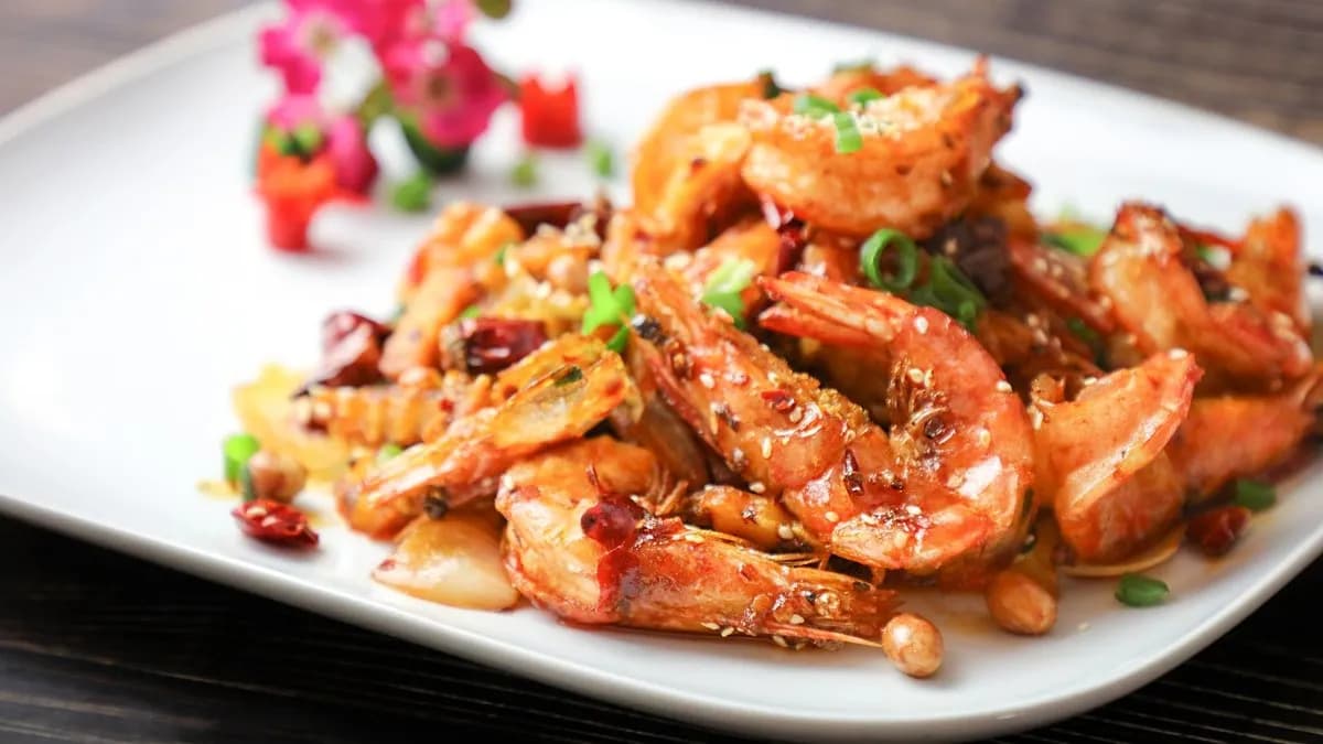 506.Ropogósra sült chilis rákok/Chili crispy shrimp