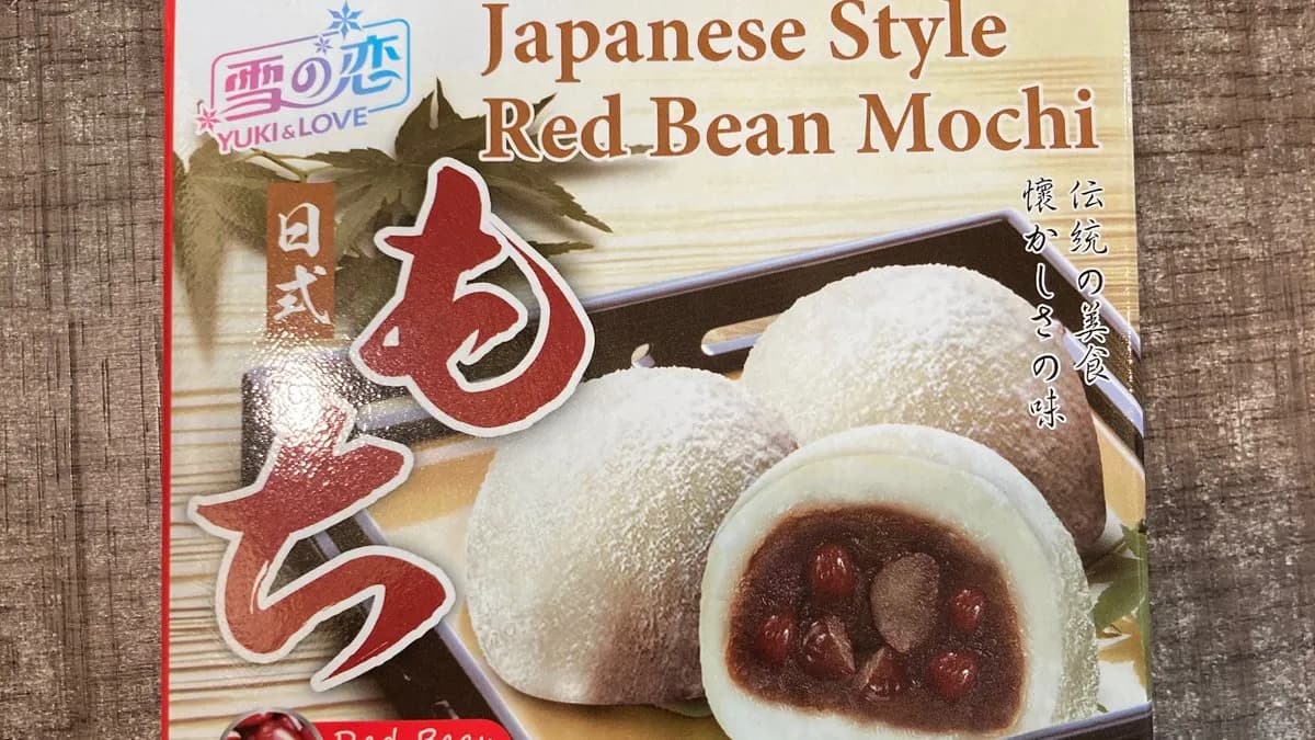 Vörösbabos mochi