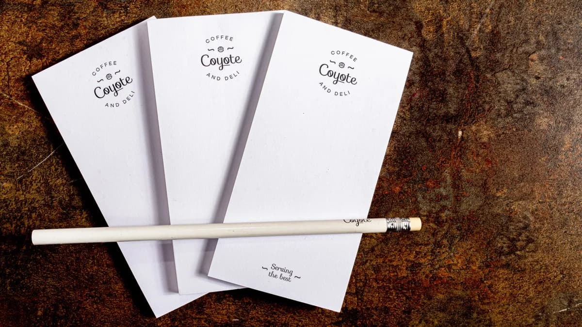 Coyote ceruza & Coyote jegyzettömb