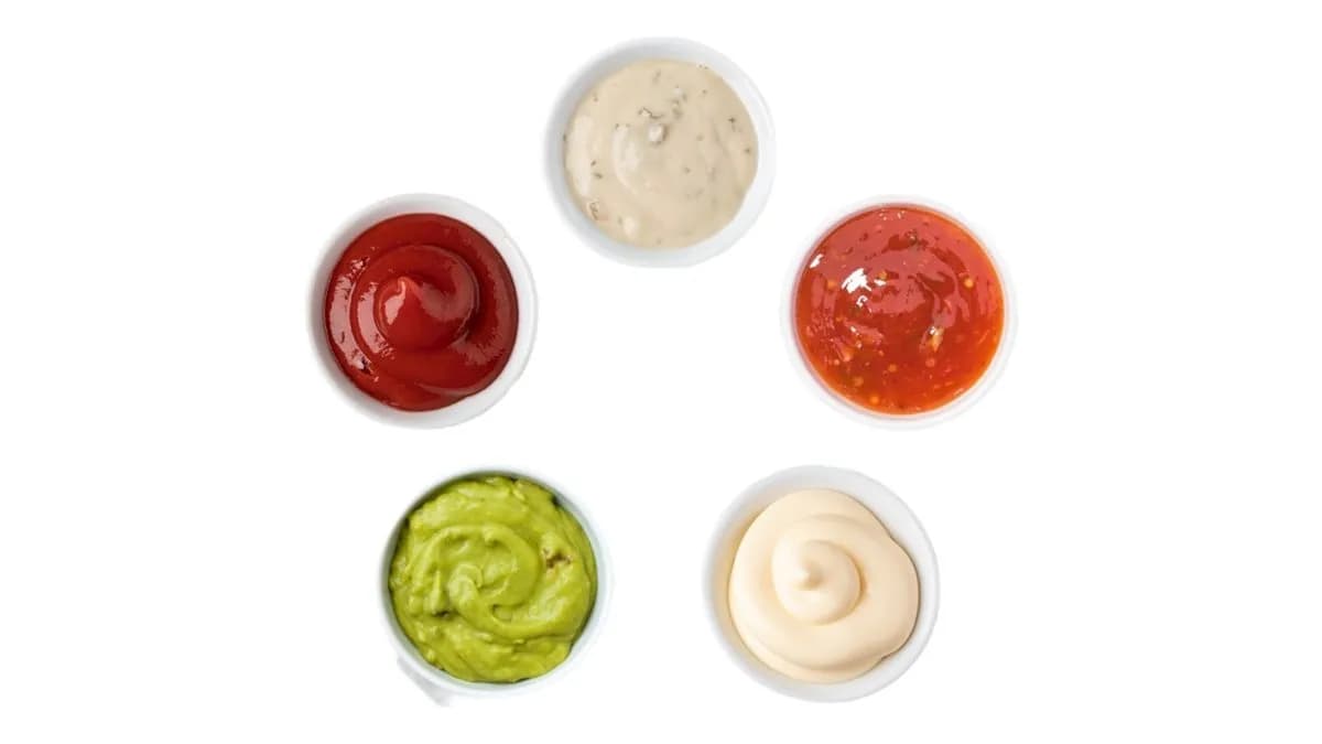 Mix sauce platter