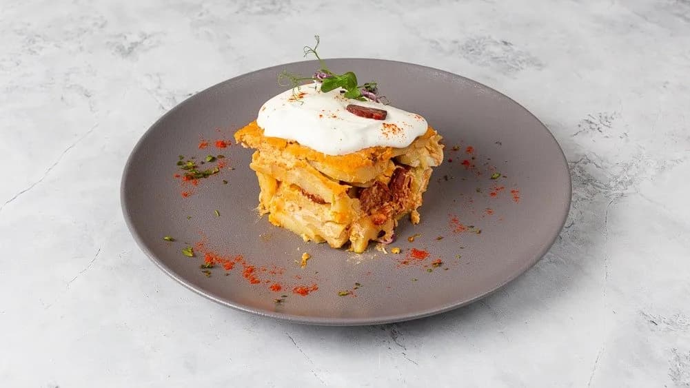 Magyaros Rakott Burgonya Fűszeres Tejföllel