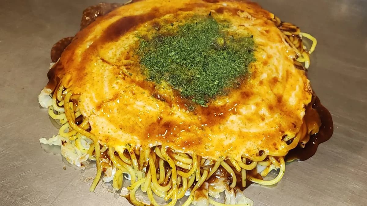 Pork flavor okonomiyaki
