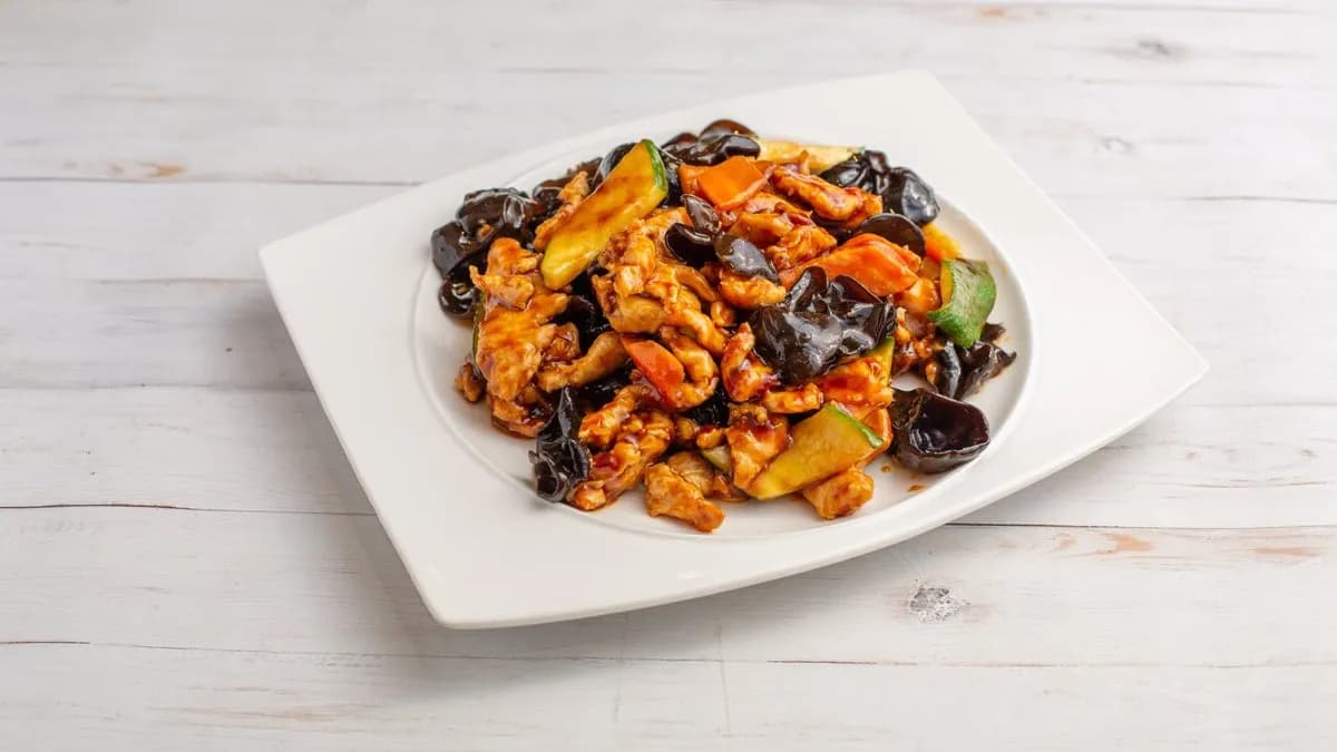 Fafülgombás csirkehús