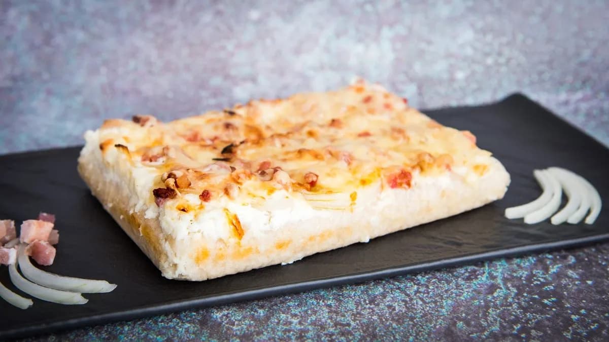 Szalonnás kenyérlángos