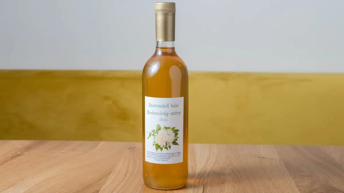 Kistermelői bodzavirágszörp 0,75l