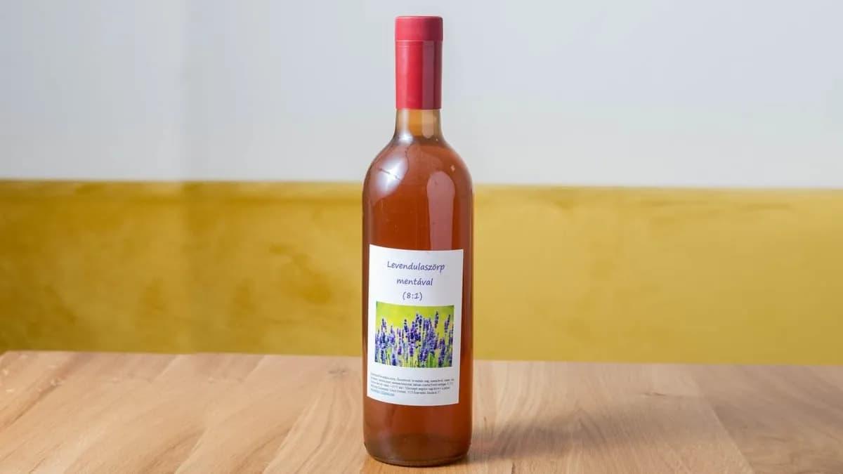 Kistermelői levendulaszörp mentával 0,75l
