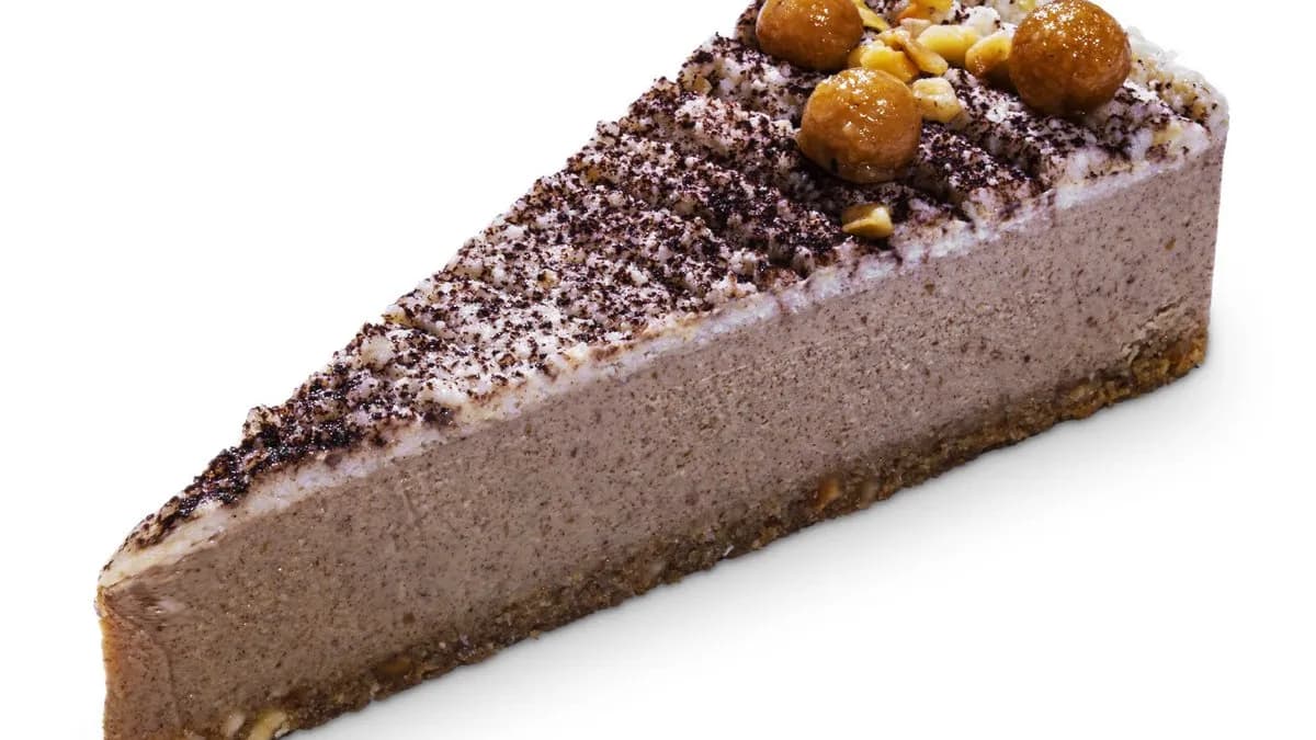 vegán törökmogyorós cappuccino torta, sós karamellával