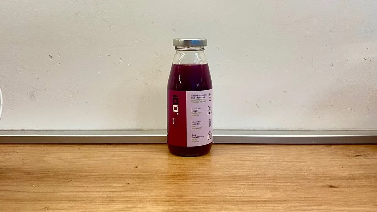 Piros szőlő 100%-s gyümölcslé 0,2l (tartósítószer mentes)