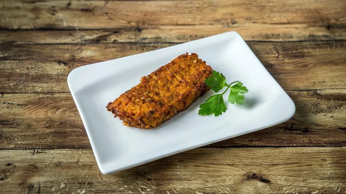 Keleti fűszerezésű napraforgómagos zöldségfasírt