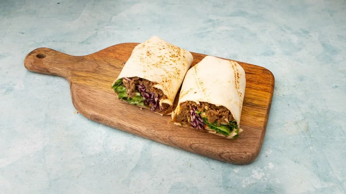 Cheesy Eggplant Wrap (Vegetarian)