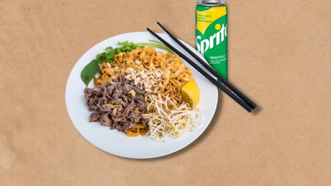 Pad thai menü