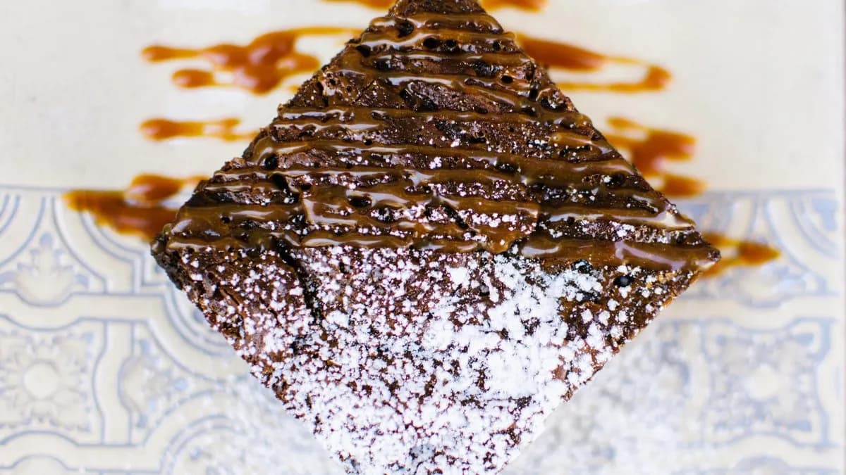 Karamellás brownie