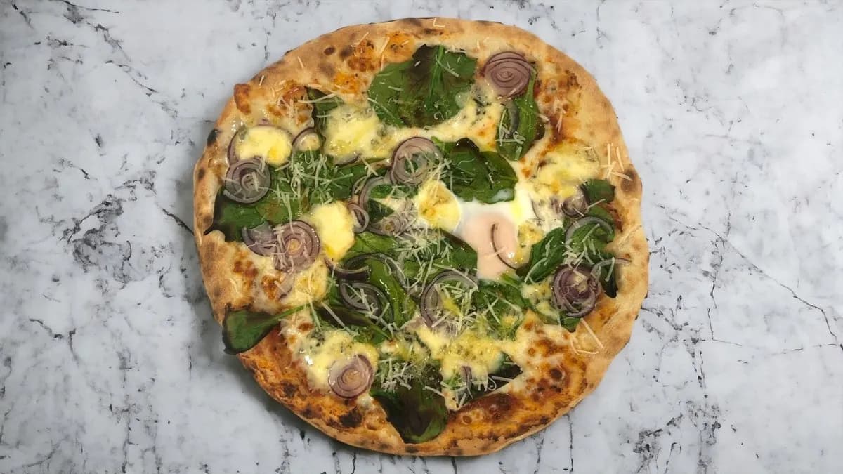 Pizza spinaci