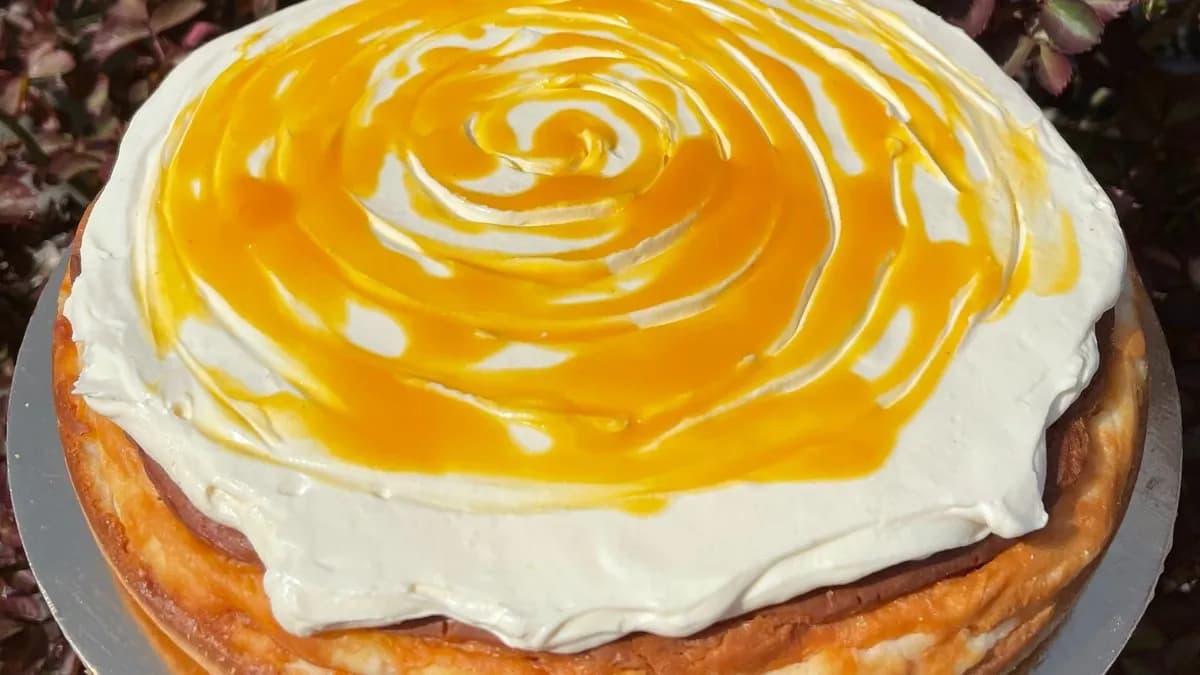 Mangós sajttorta (14 szeletes)