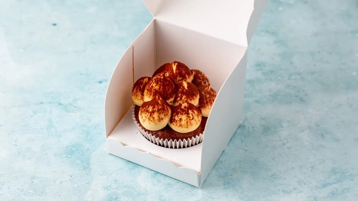 1 db Cupcake díszdobozban