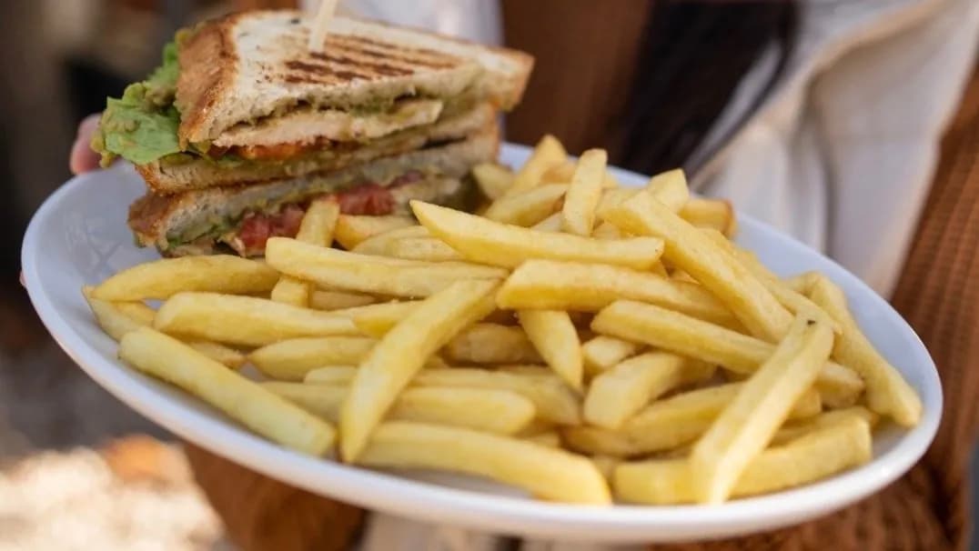 Avokádós, csirkés