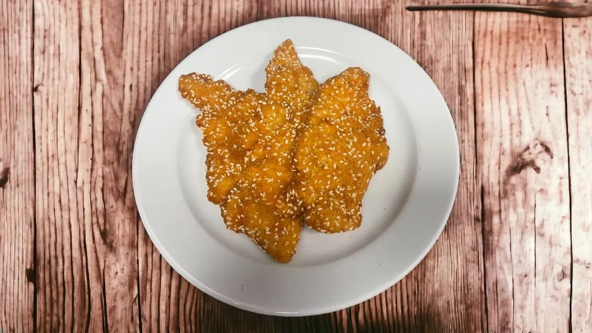 Csirkemell magvas bundában