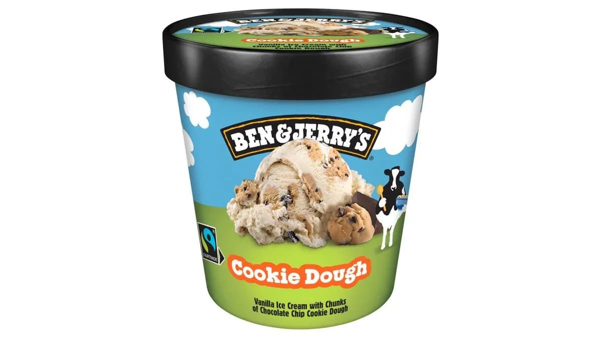 Ben & Jerry's Cookie Dough vanília ízű jégkrém csokoládés sütemény darabokkal 465 ml