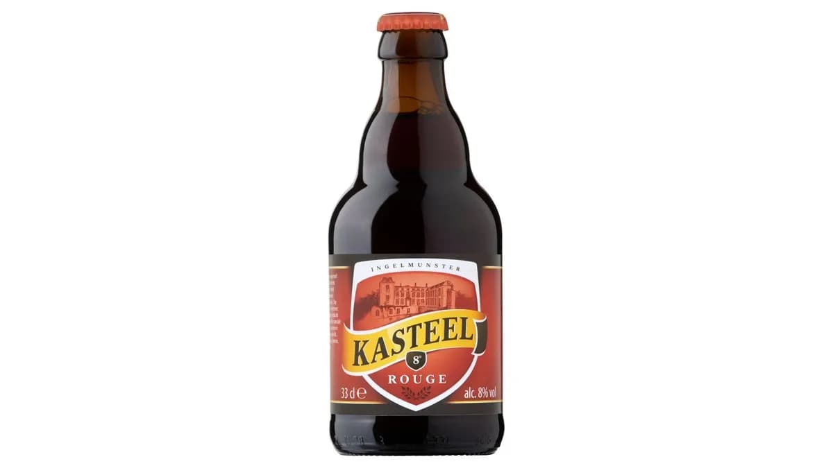 Kasteel Rouge meggyel ízesített belga sör 8% 33 cl