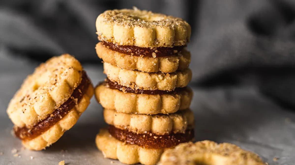 Diós linzer karika 10 dkg