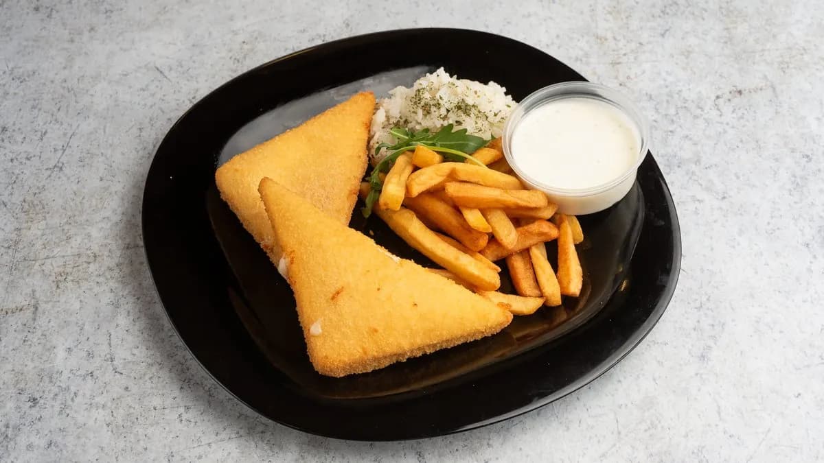 Rántott trapista sajt