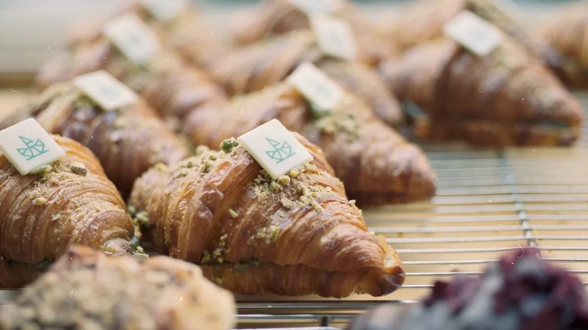 Pisztácia croissant